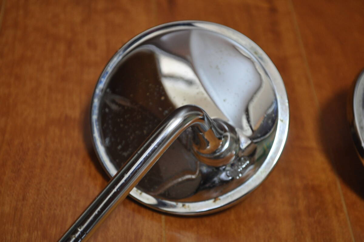 YAMAHA　SR400　POSH　Faith　ショートミラー　ラウンドシリーズ　左右セット_画像4