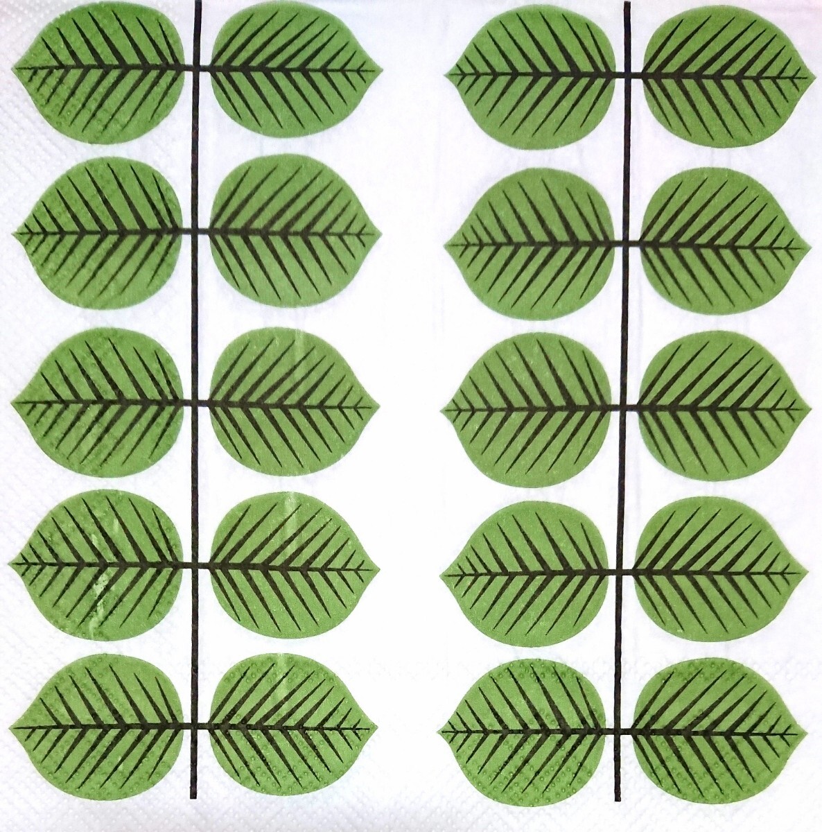 【即決】【難有り・印刷ムラ】ペーパーナプキンバラ売り1枚から ランチサイズ 【Stig Lindberg】BERSA_画像2