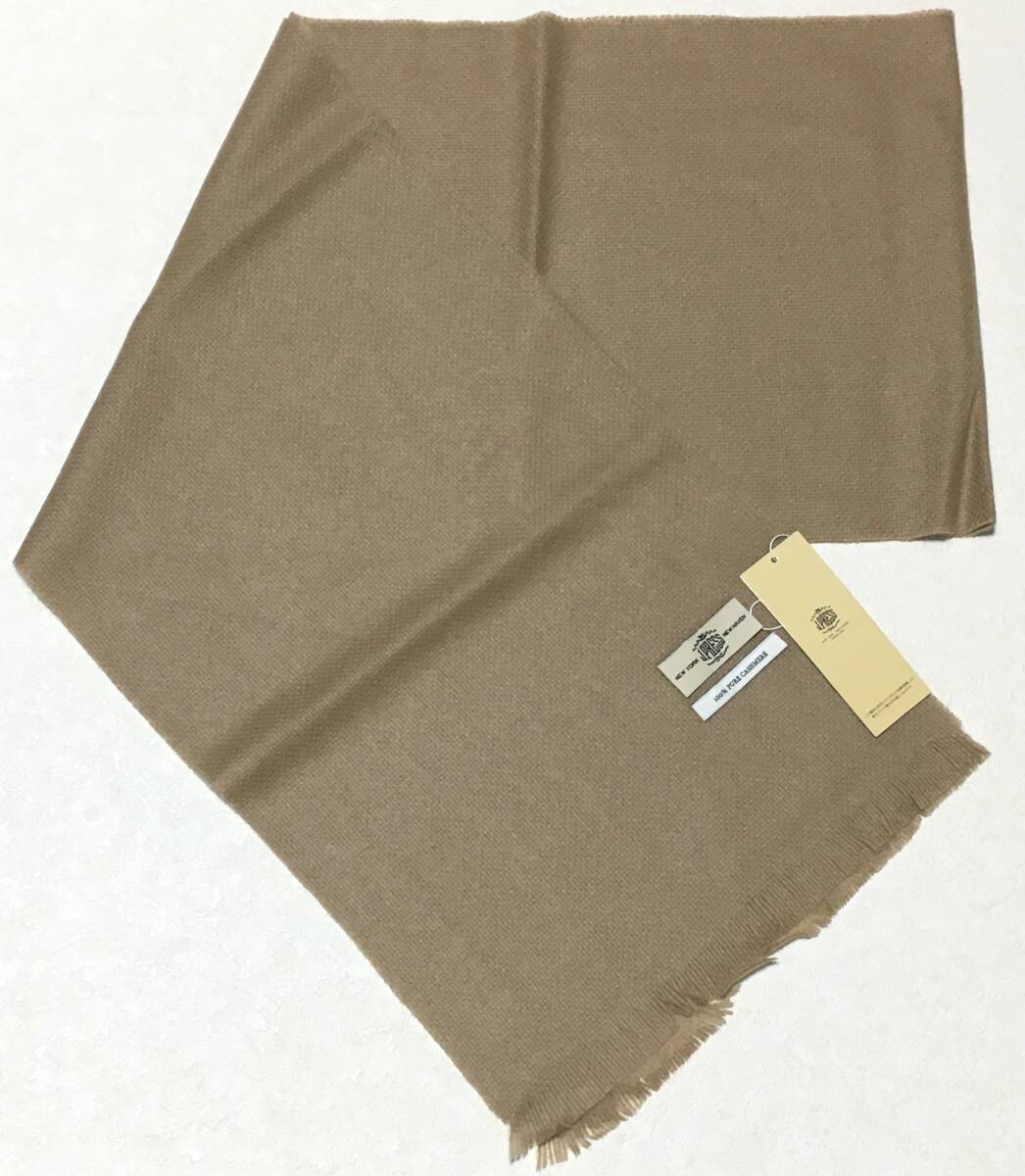 J.PRESS　カシミヤ100％ マフラー　ジェイプレス　定価20.900円_画像1