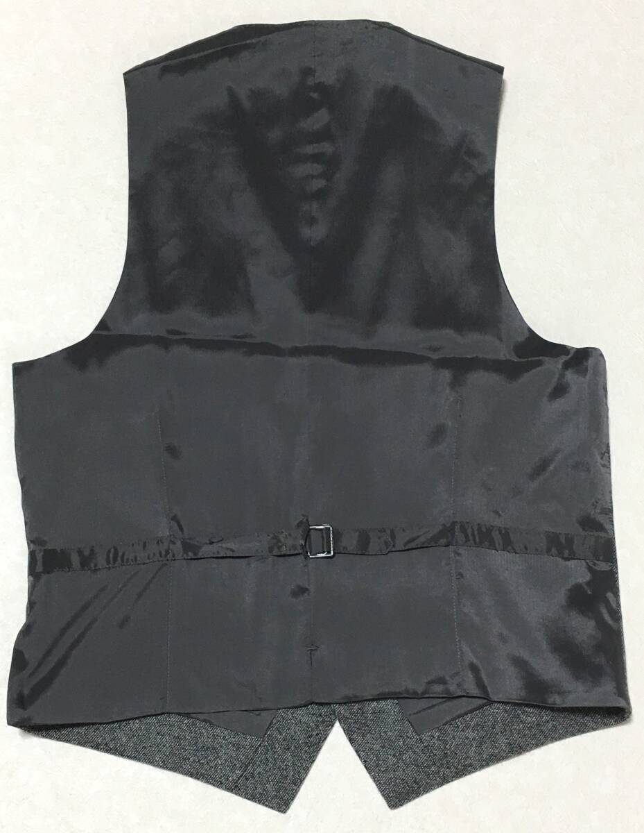 GOTAIRIKU 五大陸　RENEWOOLカシミヤ混ベスト ジレ　M　オンワード　定価33.300円　_画像4