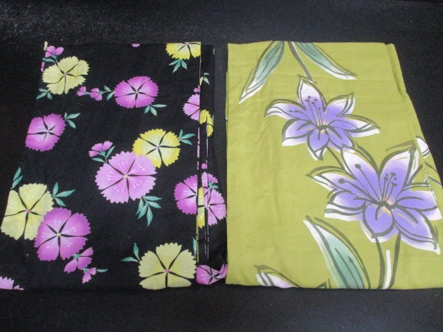 1円 中古 木綿 現代浴衣 可愛い 流行 お洒落 まとめて10点 和服 着付 外国人 観光客 和服 お稽古 初心者【夢職】☆☆☆_画像4