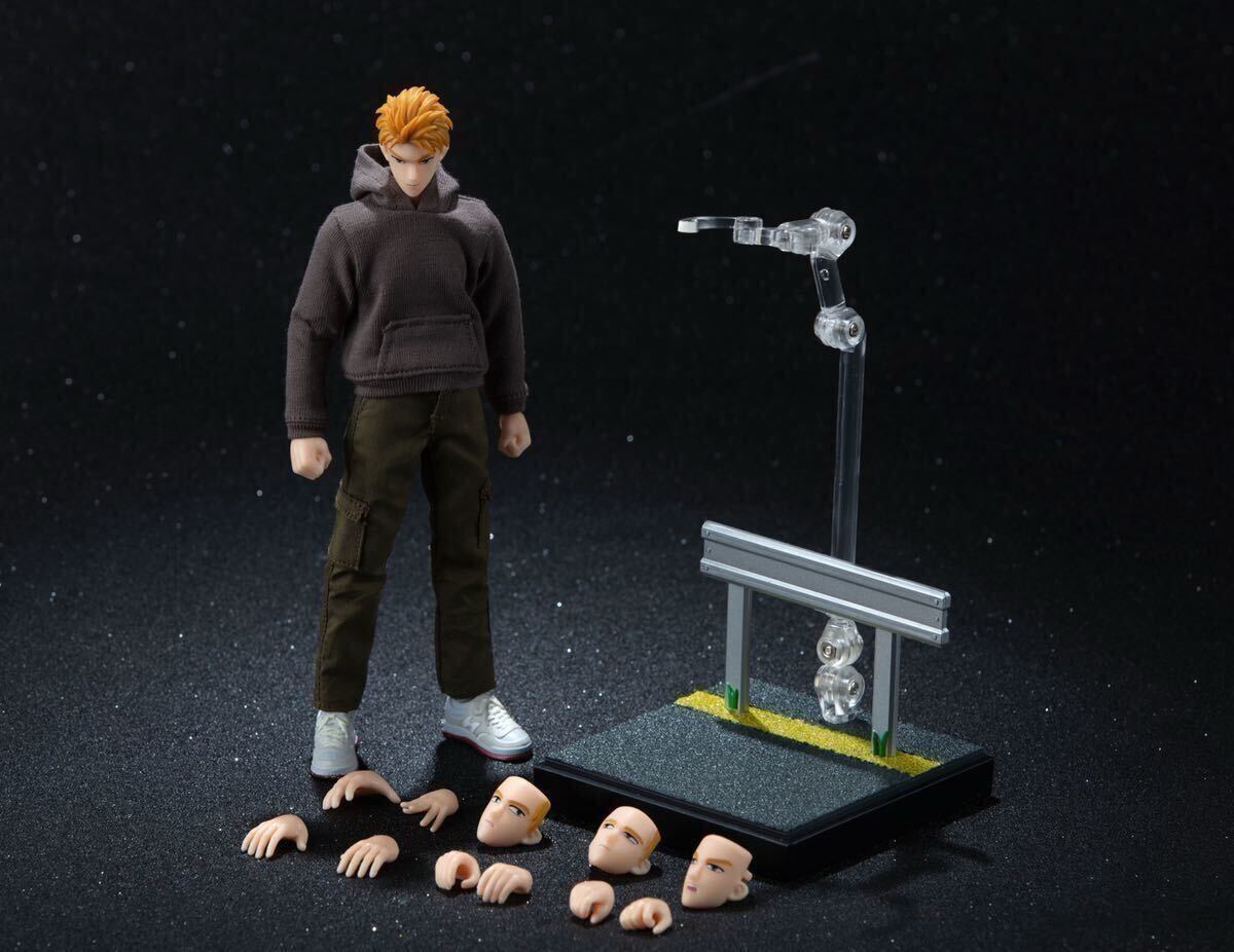 新品国内即納 イニシャルD 1/12 可動フィギュア 高橋啓介 完成品 頭文字D DASIN Model 非S.H.Figuarts フィギュアーツ 非Figma 非海洋堂_画像2