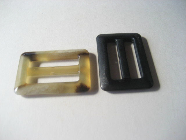 バックル ピンなし/内径24mm/本体素材：ミックス調プラスチックタイプ コート ハンドメイド ソーイング 手芸用 19個_画像3