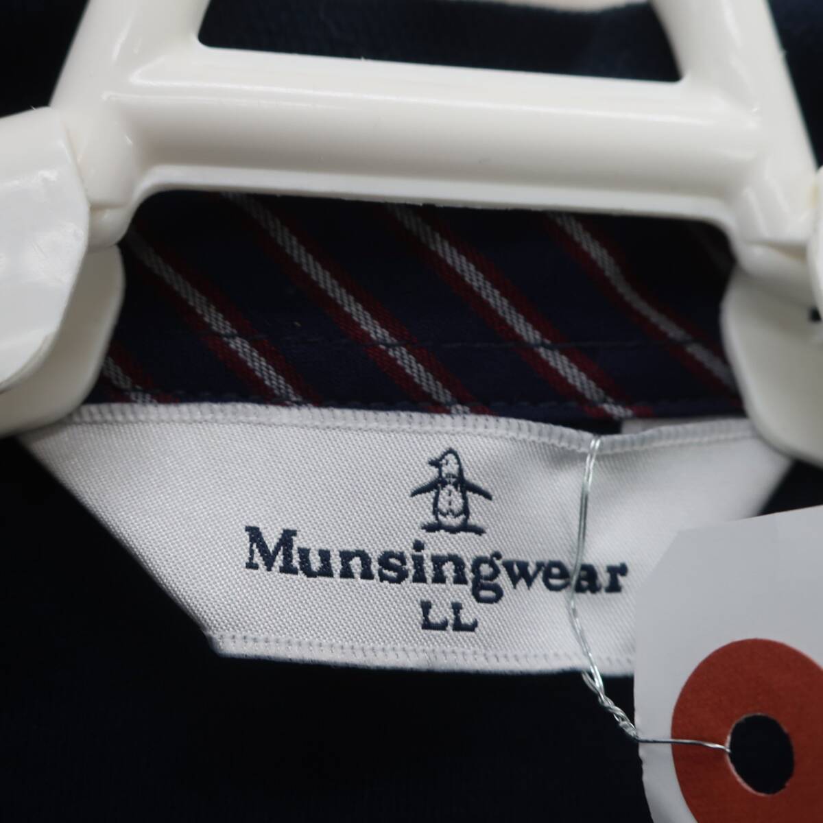 Munsingwear(マンシングウェア) 長袖ポロシャツ ネイビー レディース LL ゴルフウェア 2511-0312 中古_画像4