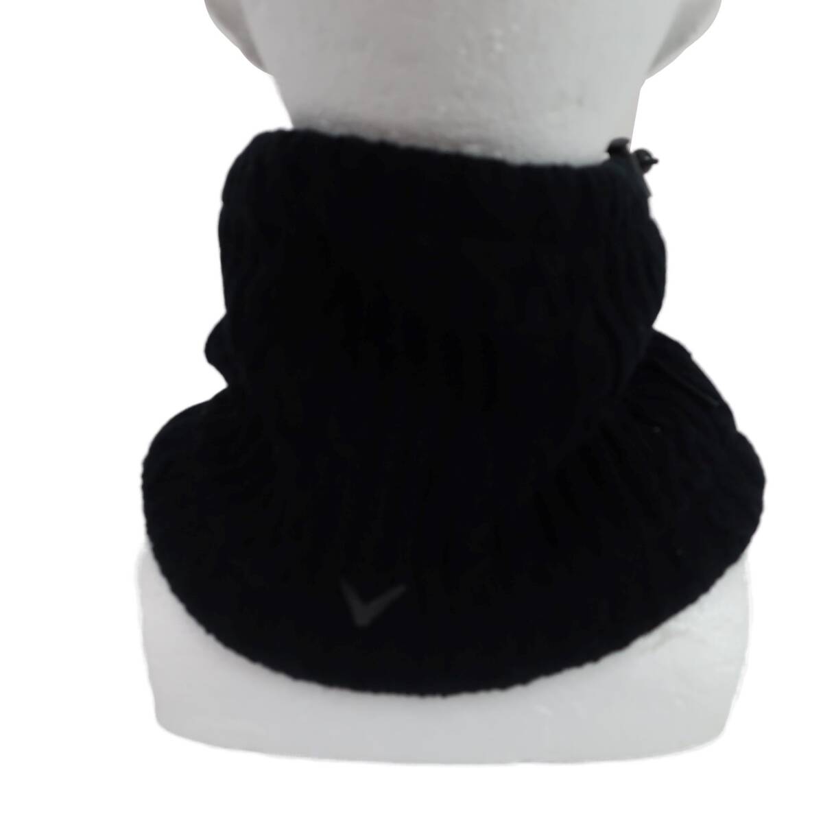 【美品】Callaway(キャロウェイ) ネックウォーマー 黒 フリーサイズ ゴルフ用品 2510-1103 中古_画像5