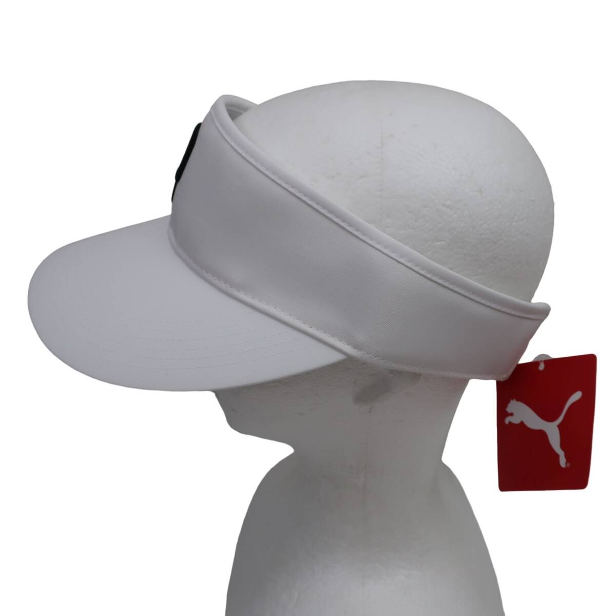 【新品】PUMA GOLF(プーマゴルフ) サンバイザー 白 メンズ フリーサイズ ゴルフウェア 2511-0939 新品_画像3