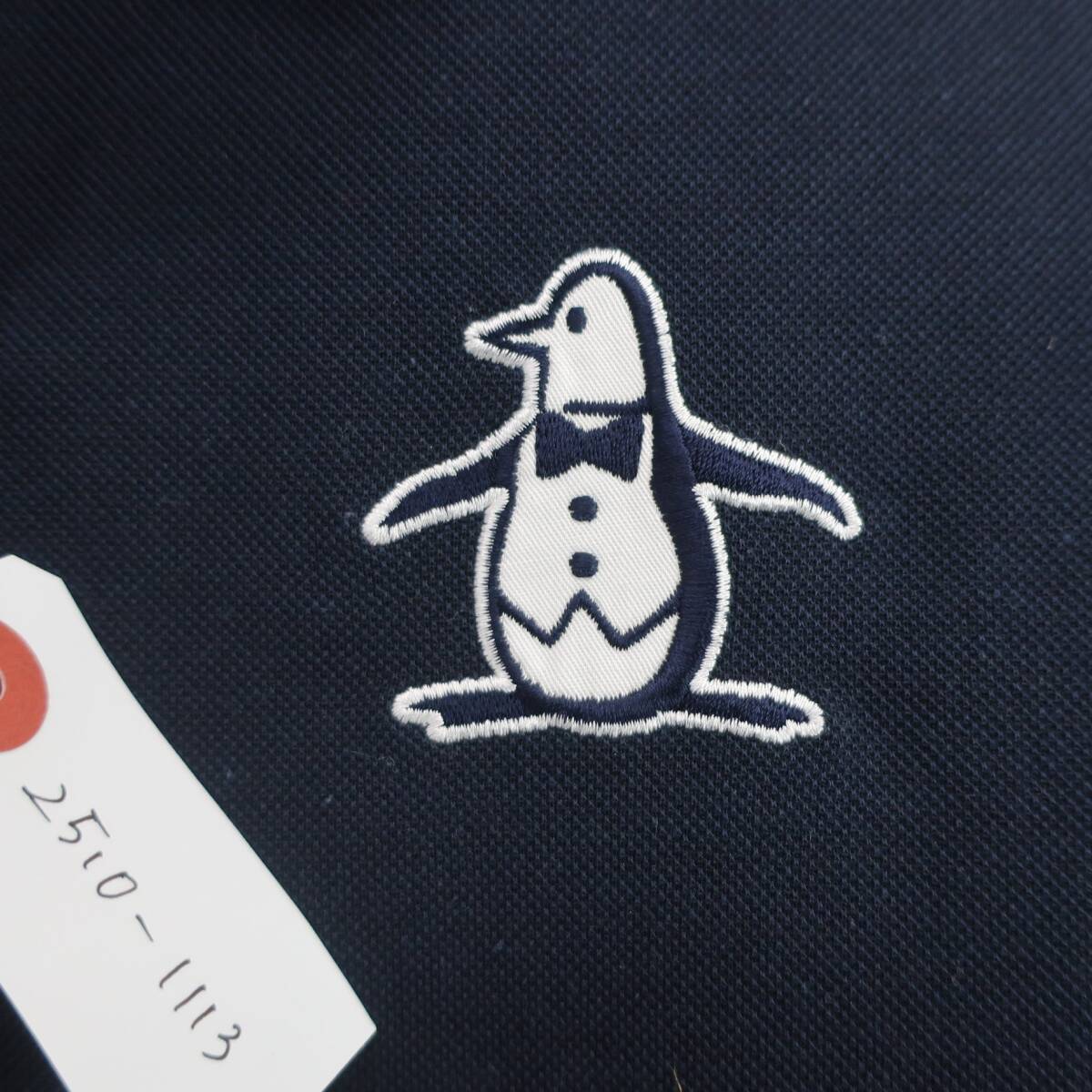 【美品】Munsingwear(マンシングウェア) ポロシャツ ネイビー レディース L ゴルフウェア 2510-1113 中古_画像3