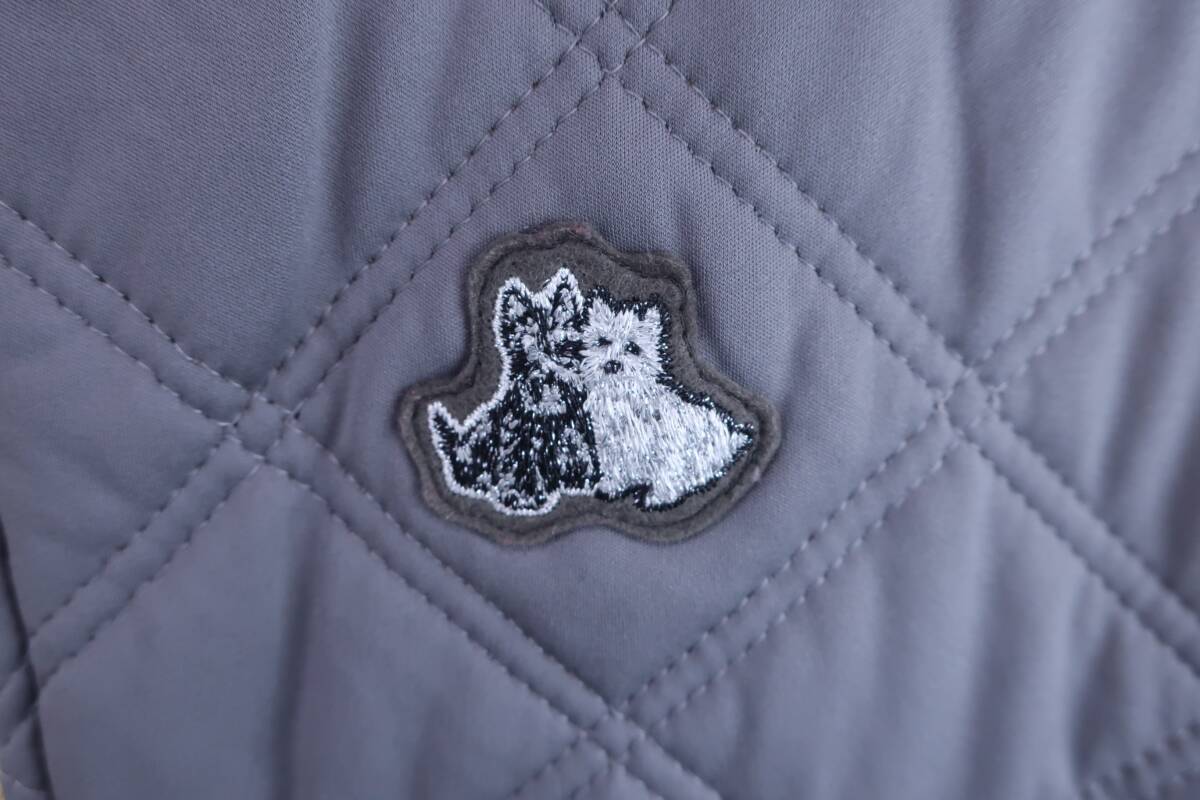 【40%オフ】【美品】Black & White(ブラック&ホワイト) リバーシブルベスト 黄色 / グレー レディース 2 ゴルフ用品 2409-0570 中古_画像5