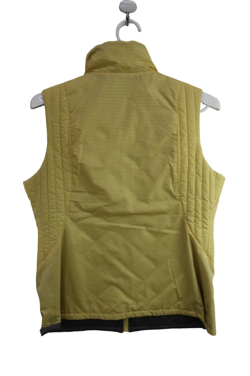 【40%オフ】【美品】Black & White(ブラック&ホワイト) リバーシブルベスト 黄色 / グレー レディース 2 ゴルフ用品 2409-0570 中古_画像3