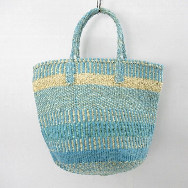 (1)Ron Herman/ロンハーマン カゴバッグ ライトブルー /060_画像2