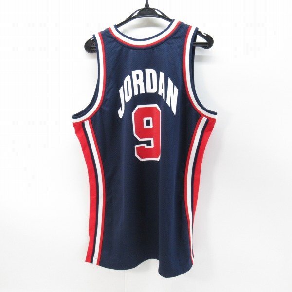 ☆【未使用】MITCHELL&NESS/ミッチェル&ネス USA アメリカ代表 1992 #9 マイケル・ジョーダン ユニフォーム/44 /UPK_画像2