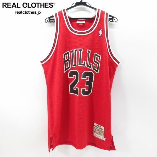 ☆MITCHELL&NESS/ミッチェル&ネス NBA 1988-89 シカゴ ブルズ＃23 マイケル ジョーダン ユニフォーム/44 /UPK_画像1