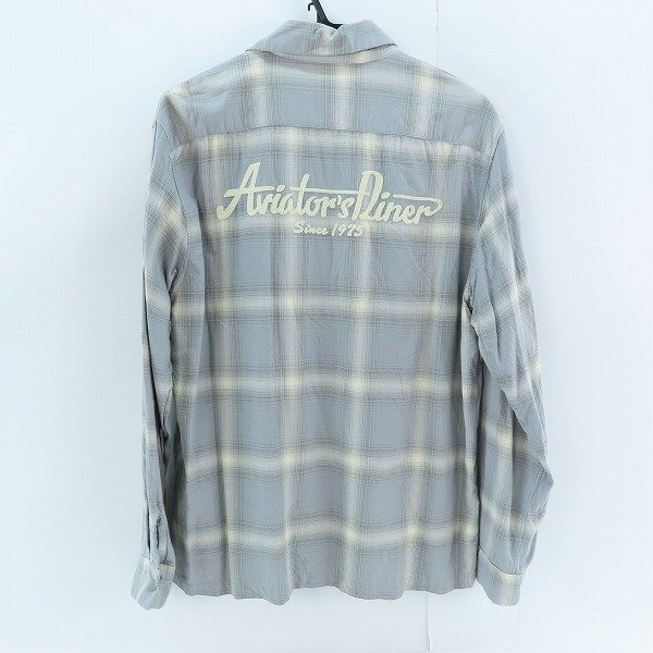 ☆AVIREX/アヴィレックス オンブレー 長袖 シャツ 783-3120014/L /UPK_画像2