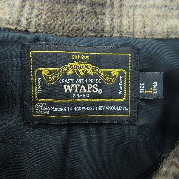 ☆WTAPS/ダブルタップス TWO TONE UNION L/S チェック 長袖 ネルシャツ 2007/2ND GWDT-SH-M02/L /000_画像3