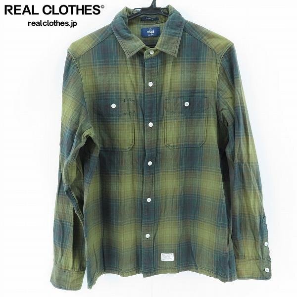 ☆WTAPS/ダブルタップス ROKUDENASHI UNION L/S チェック柄 長袖シャツ 102LTDT-SHM01 /L /000_画像1