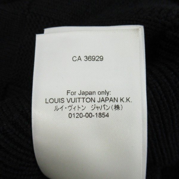 ☆【JPタグ】LOUIS VUITTON/ルイ・ヴィトン ダミエプルオーバーウィズパールシグネチャー/ウール セーター/ニット HQN69W/L /060_画像7