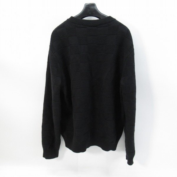 ☆【JPタグ】LOUIS VUITTON/ルイ・ヴィトン ダミエプルオーバーウィズパールシグネチャー/ウール セーター/ニット HQN69W/L /060_画像2