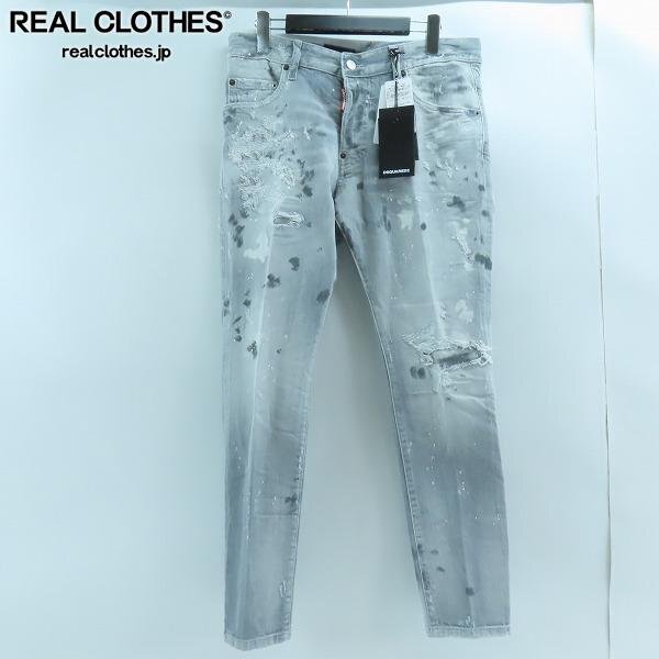 【未使用】DSQUARED2/ディースクエアード SKATER JEAN ジーンズ/デニム パンツ S74LB1598 S30260/46 /060_画像1