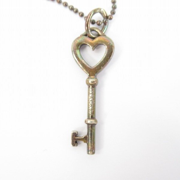 Tiffany&Co./ティファニー ハート キー ネックレス/ペンダント /UPK_画像2