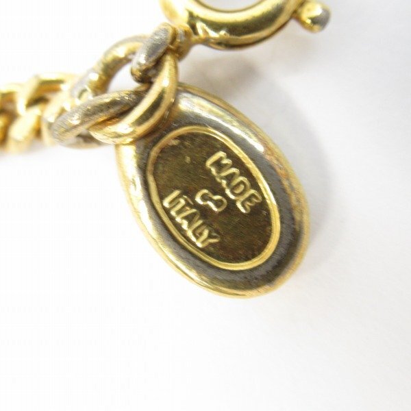 CELINE/セリーヌ トリオンフ ラインストーン ネックレス ゴールドカラー /UPK_画像7