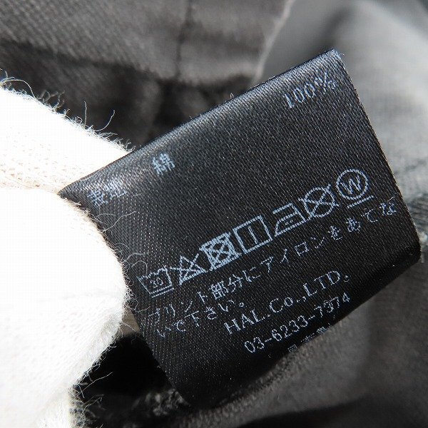 ☆CVTVLIST/カタリスト 22AW Prisoner Shirt/ペンキ加工 ワークシャツ ブラック 2201070202/2 /060_画像5