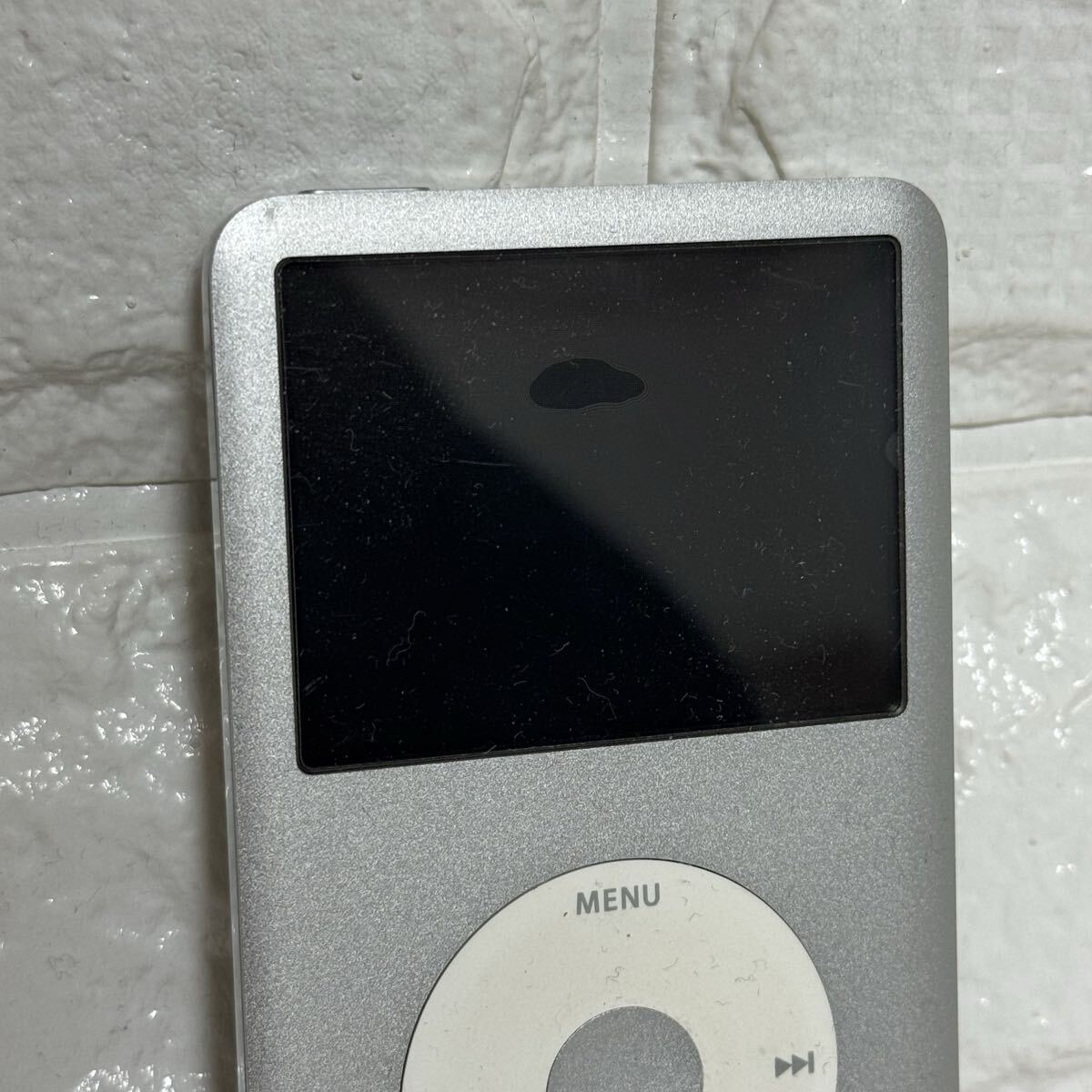 1円スタート ジャンク iPod classic Apple シルバー アップル アイポッド A1238 LOVE&PEACE_画像2