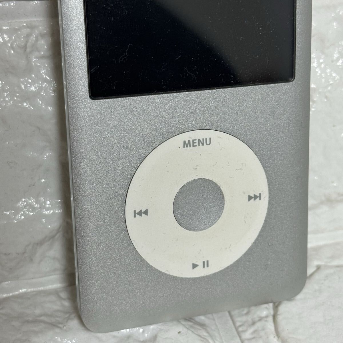 1円スタート ジャンク iPod classic Apple シルバー アップル アイポッド A1238 LOVE&PEACE_画像3