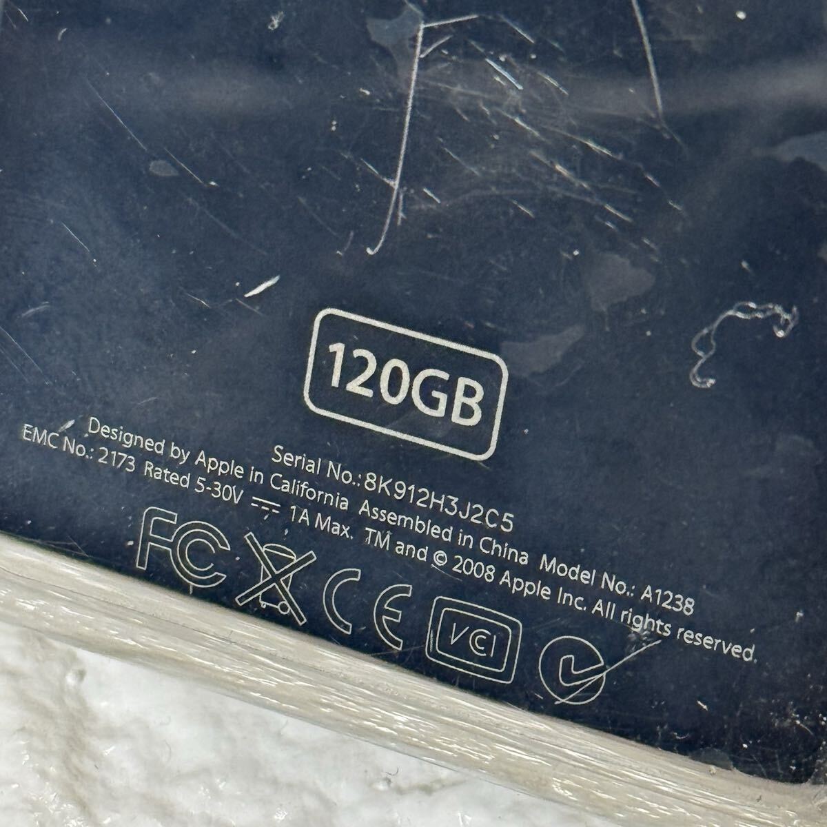 1円スタート ジャンク iPod classic Apple シルバー アップル アイポッド A1238 LOVE&PEACE_画像6