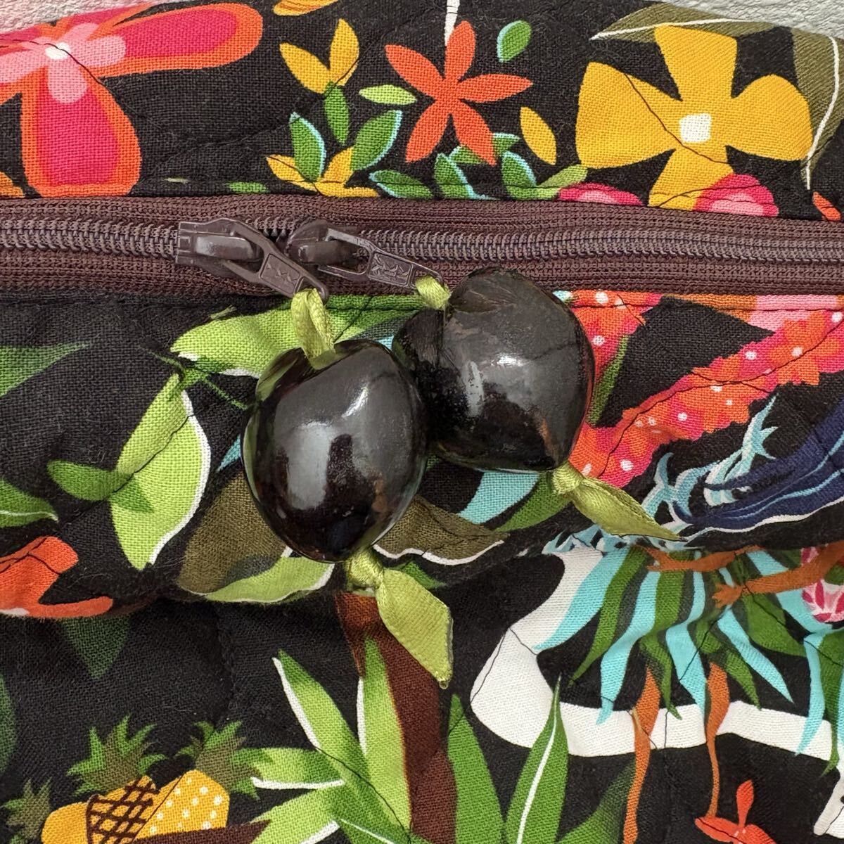 フラガール柄 ガーメントバッグ 衣装バッグ ドレスバッグ フラダンス ハワイアン_画像3