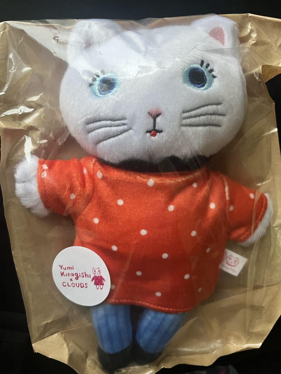 ぬいぐるみ 白猫 _画像1