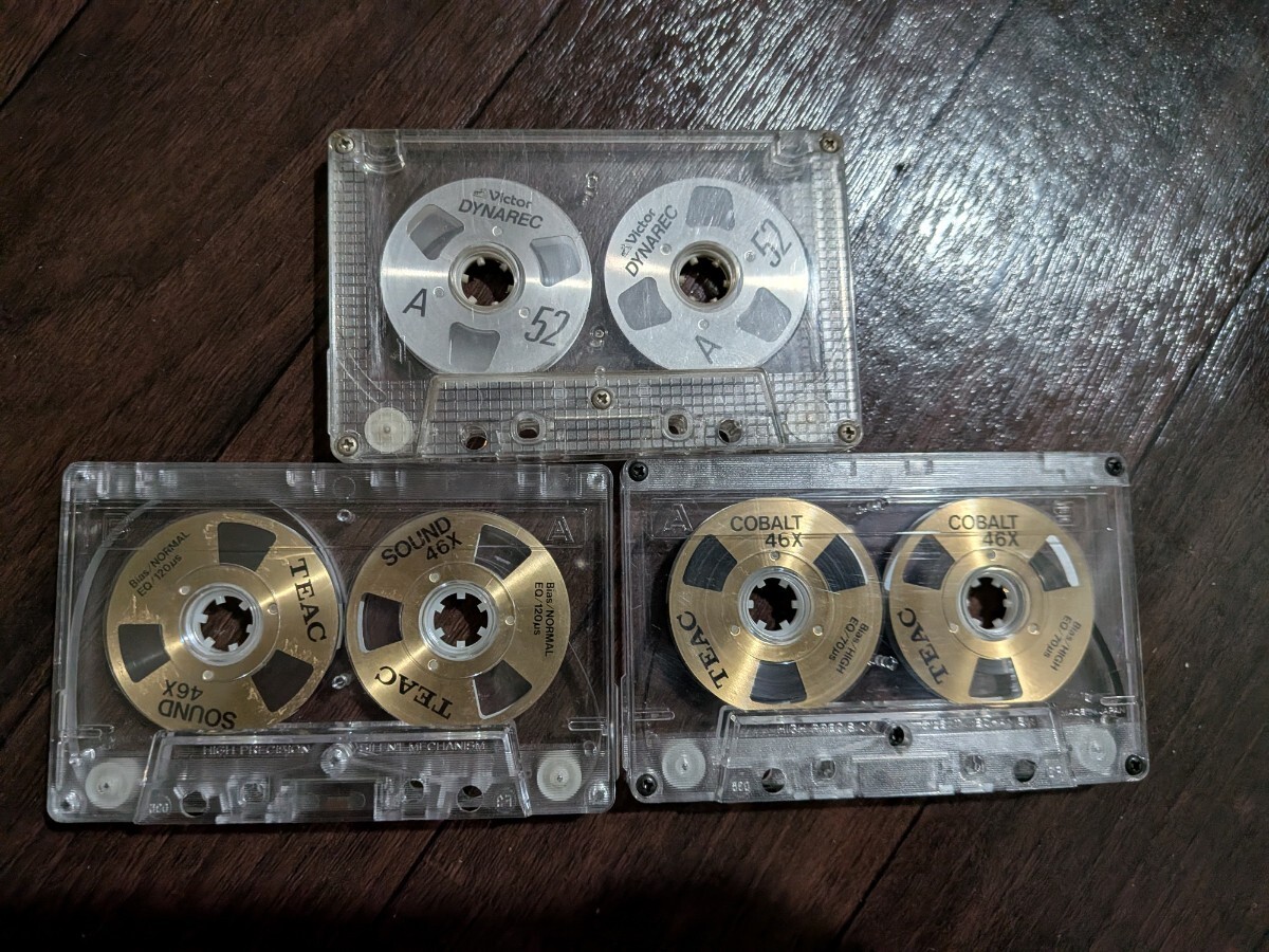 TEAC COBALT 46X /SOUND 46X /VICTOR DYNAREC 52 открытый катушка способ кассетная лента 