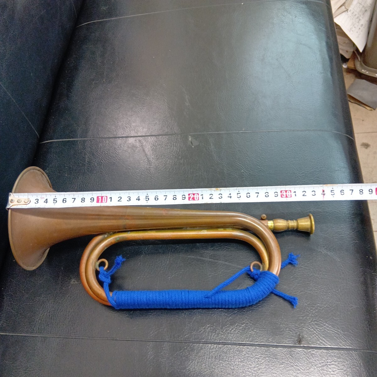 進軍ラッパ　 信号ラッパ　 レトロ　 管楽器　　　　 アンティーク_画像3