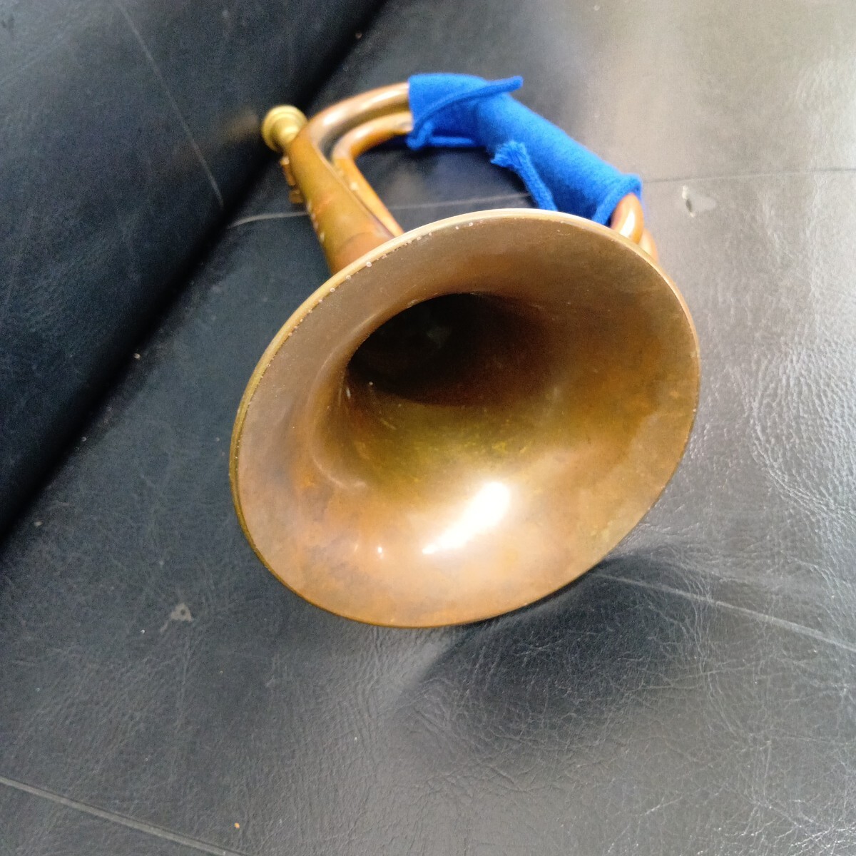進軍ラッパ　 信号ラッパ　 レトロ　 管楽器　　　　 アンティーク_画像5
