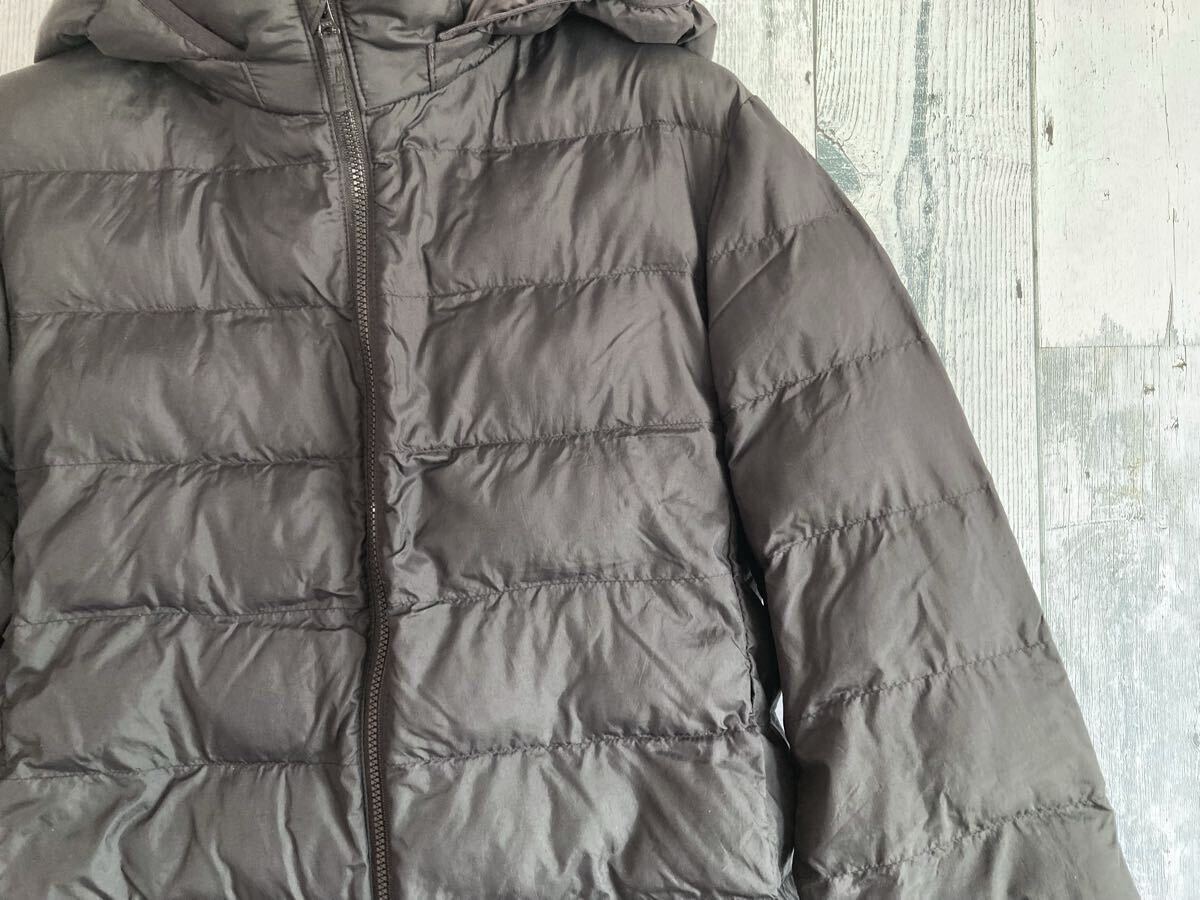 UNIQLO ユニクロ BOYS ライトウォームパデットパーカ ブラック 150_画像6