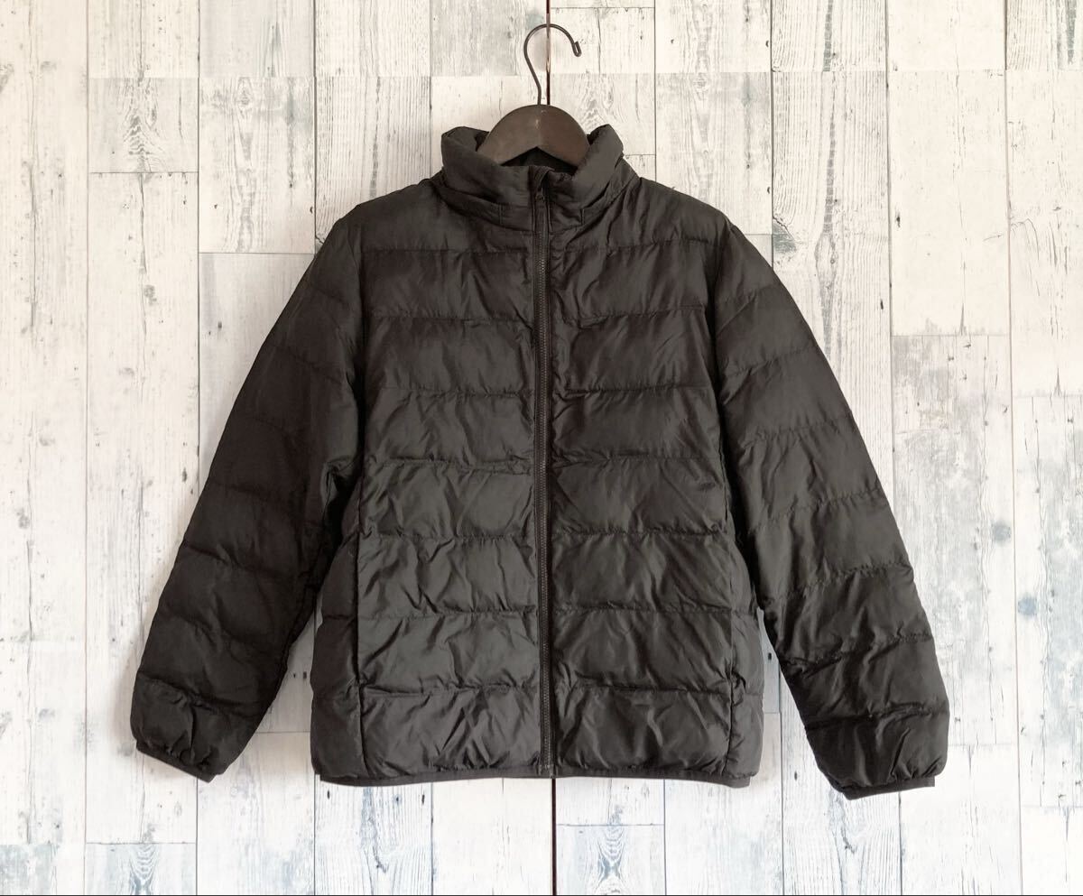 UNIQLO ユニクロ BOYS ライトウォームパデットパーカ ブラック 150_画像2