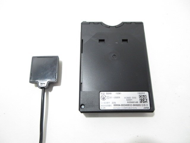 マツダ 純正 ETC車載器 DSRC ETC2.0 DIU-B040 ナビ連動ケーブル付き 中古_画像10