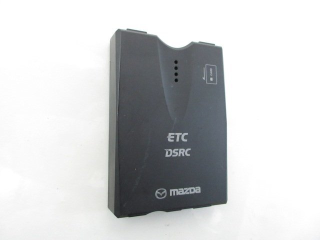 マツダ 純正 ETC車載器 DSRC ETC2.0 DIU-B040 ナビ連動ケーブル付き 中古_画像1
