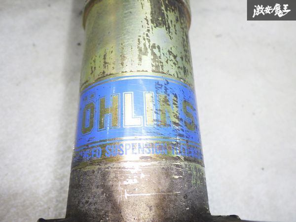【良好！】OHLINS オーリンズ BG5 GD5 レガシィ 純正形状 サスペンション用 リア ショック 左 1本 LH 減衰調整OK 即納 棚19-3_画像4
