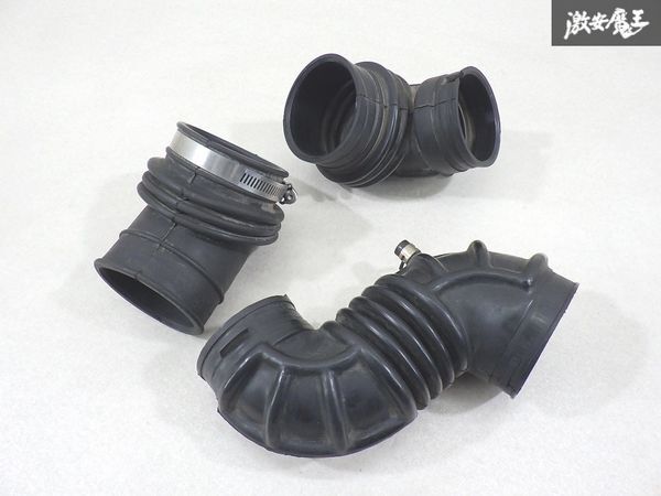 【実働外し】 マツダ 純正 SA22C サバンナ RX-7 RX7 後期 ターボ ホース パイプ パイピング 3点セット 16578-N4200 棚4-2_画像1