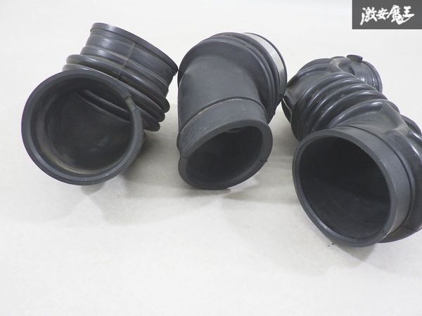 【実働外し】 マツダ 純正 SA22C サバンナ RX-7 RX7 後期 ターボ ホース パイプ パイピング 3点セット 16578-N4200 棚4-2_画像5