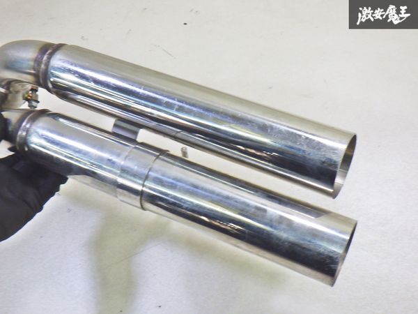 【ストア出品】社外 ステンレス製 マフラー リアピース 加工用 17クラウン取り外し 即納 棚E-4_画像9