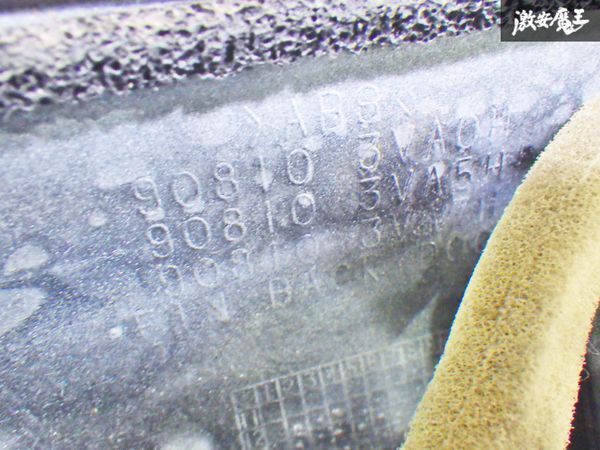 【実働外し】日産純正 E12 HE12 ノート バックドアガーニッシュ リアガーニッシュ ホワイトパール系 90810 3VA0H 即納 棚26-2_画像8