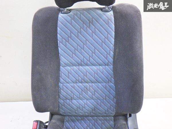 日産 純正 S14 シルビア SILVIA 後期 フロント シート 左 左側 助手席側 バックル レール付 S13 S15 RPS13 180SX 棚2F-C-3_画像3