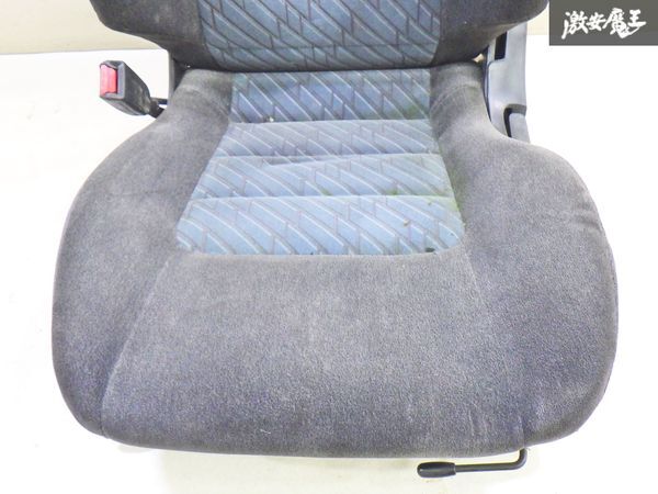 日産 純正 S14 シルビア SILVIA 後期 フロント シート 左 左側 助手席側 バックル レール付 S13 S15 RPS13 180SX 棚2F-C-3_画像4