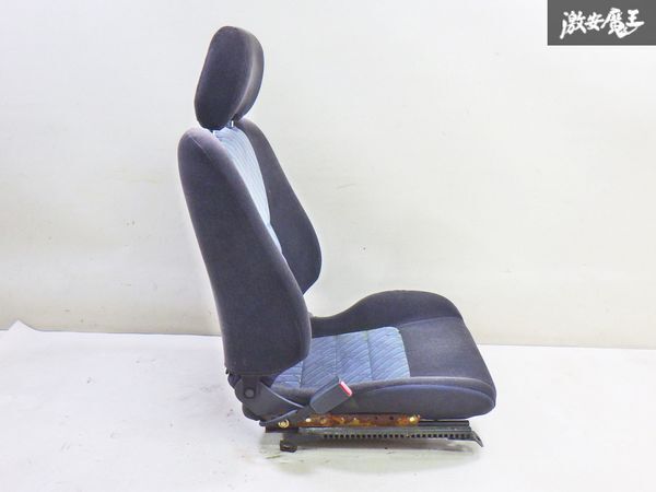 日産 純正 S14 シルビア SILVIA 後期 フロント シート 左 左側 助手席側 バックル レール付 S13 S15 RPS13 180SX 棚2F-C-3_画像8