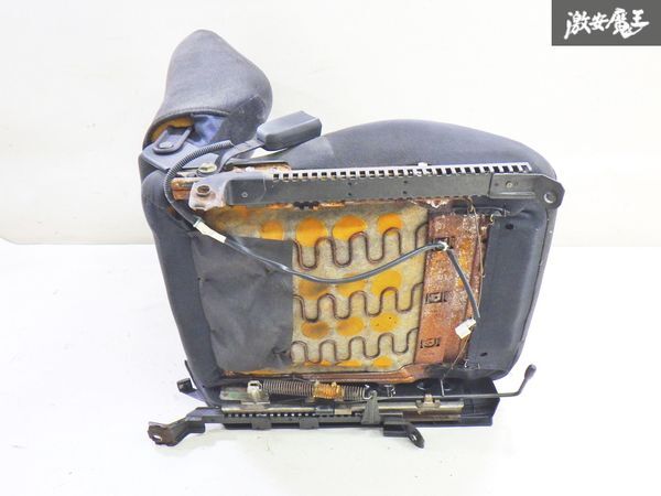 日産 純正 S14 シルビア SILVIA 後期 フロント シート 左 左側 助手席側 バックル レール付 S13 S15 RPS13 180SX 棚2F-C-3_画像9