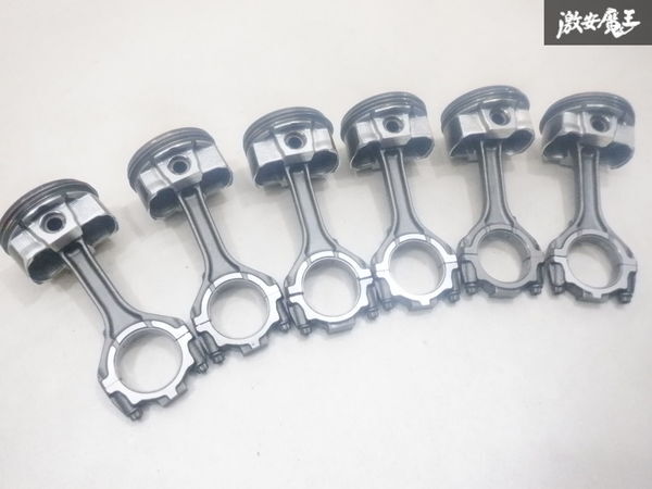 日産 純正 Z34 フェアレディZ VQ37VHR ピストン コンロッド 1台分 95.5mm ノーマル 即納 CV36 スカイライン KY51 フーガ 棚J‐2_画像2