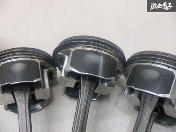 日産 純正 Z34 フェアレディZ VQ37VHR ピストン コンロッド 1台分 95.5mm ノーマル 即納 CV36 スカイライン KY51 フーガ 棚J‐2_画像3