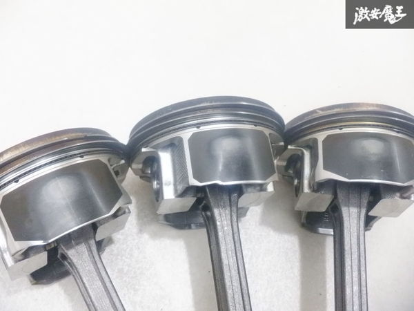 日産 純正 Z34 フェアレディZ VQ37VHR ピストン コンロッド 1台分 95.5mm ノーマル 即納 CV36 スカイライン KY51 フーガ 棚J‐2_画像4