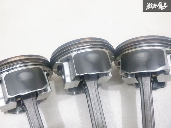 日産 純正 Z34 フェアレディZ VQ37VHR ピストン コンロッド 1台分 95.5mm ノーマル 即納 CV36 スカイライン KY51 フーガ 棚J‐2_画像6